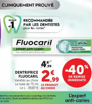 Dentifrice Fluocaril