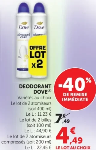 Déodorant Dove