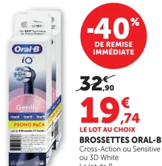 Brossettes Oral-B iO