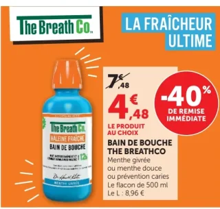 Bain de bouche The Breath Co. Haleine Fraîche