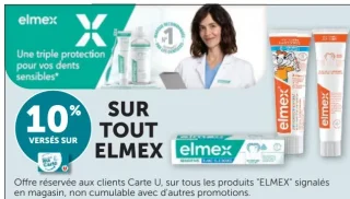 Dentifrice et soins Elmex