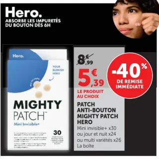 Patch Anti-Bouton Mighty Patch Hero