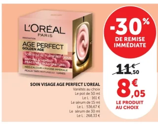Soin Visage Age Perfect L'Oreal