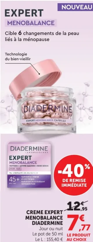 Crème Expert Menobalance Diadermine