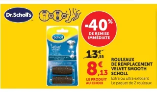 Rouleaux de remplacement Velvet Smooth Scholl