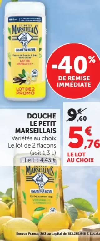 Douche Le Petit Marseillais