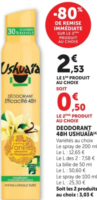 Déodorant 48h Ushuaïa
