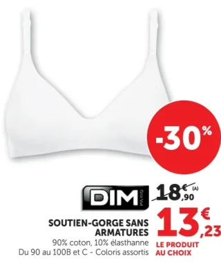 Soutien-gorge sans armatures DIM