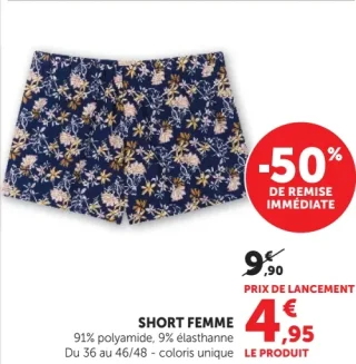 Short Femme U Collection