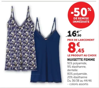 Nuisette Femme U Collection