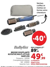 Brosse soufflante rotative Multi-Styles BaByliss