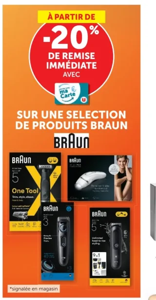 Selection de produits Braun