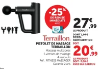 Pistolet de massage Terraillon