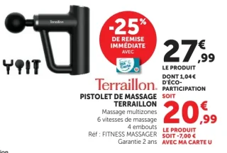 Pistolet de massage Terraillon