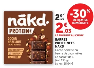 Barres Proteinees Nakd