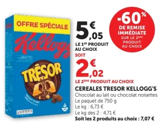 Cereales Tresor Kellogg's