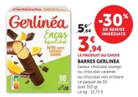 Barres Encas équilibré Gerlinéa
