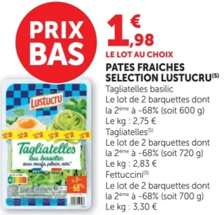 Pates Fraiches Selection Lustucru