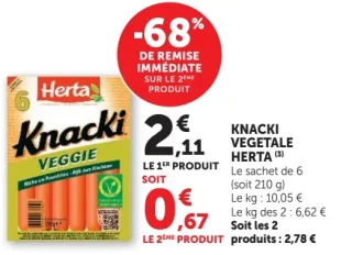 Knacki Vegetale Herta