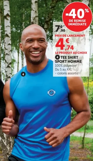 TEE SHIRT SPORT HOMME U Collection
