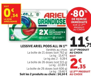 Lessive Ariel Pods All in 1