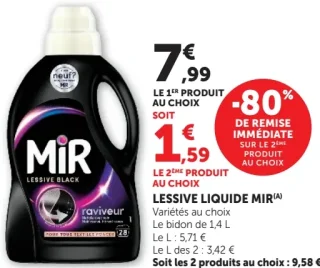 Lessive liquide Mir