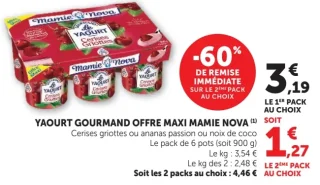 Yaourt Gourmand Offre Maxi Mamie Nova