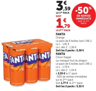 Fanta Orange ou Citron frappé