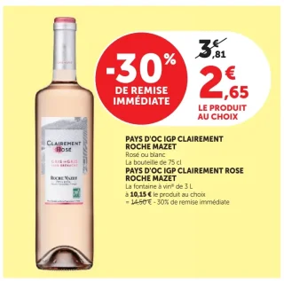 PAYS D'OC IGP CLAIREMENT ROCHE MAZET