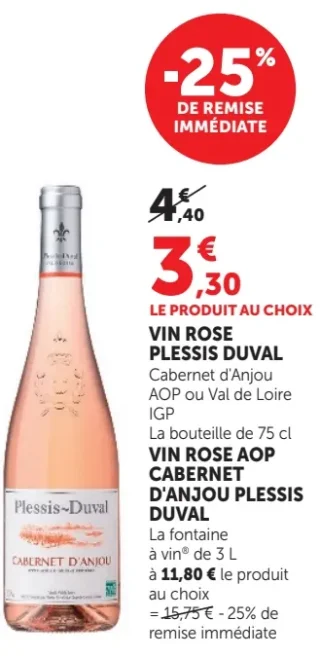 VIN ROSE PLESSIS DUVAL