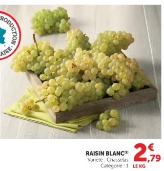 Raisin Blanc Chasselas