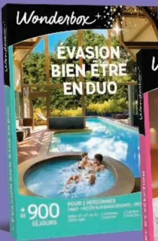Coffret cadeau Wonderbox Évasion Bien-Être en Duo
