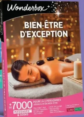 Coffret cadeau Wonderbox Bien-Être d'Exception