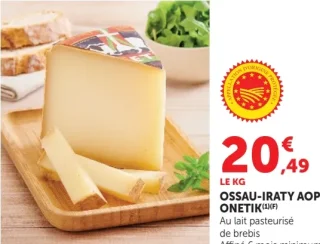 Ossau-Iraty AOP Onetik