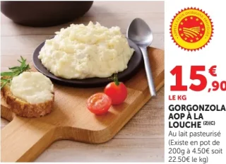 Gorgonzola AOP à la louche