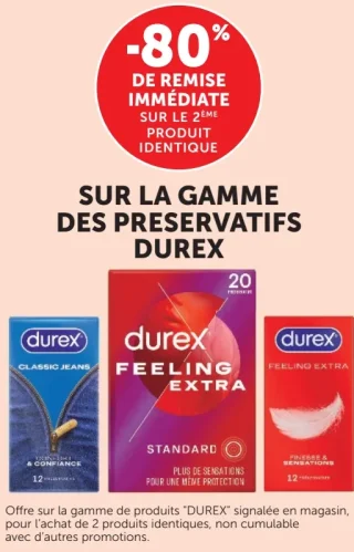 Préservatifs Durex