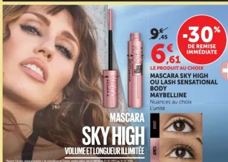 Mascara Sky High ou Lash Sensational Body Maybelline