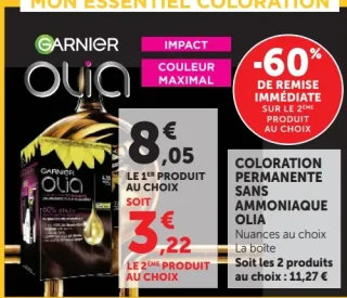 Coloration Permanente sans Ammoniaque Olia Garnier