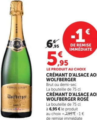 Crémant d'Alsace AOP Wolfberger / Crémant d'Alsace AOP Wolfberger Rosé