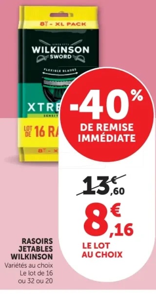 Rasoirs jetables Wilkinson Sword Xtreme 3
