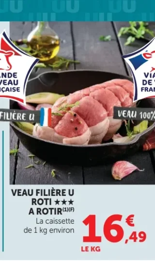 Veau Filière U Rôti