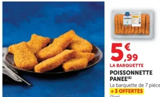 Poissonnette panée