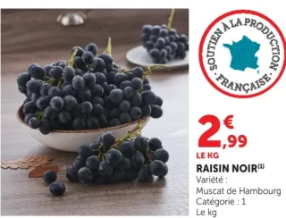 Raisin Noir Muscat de Hambourg