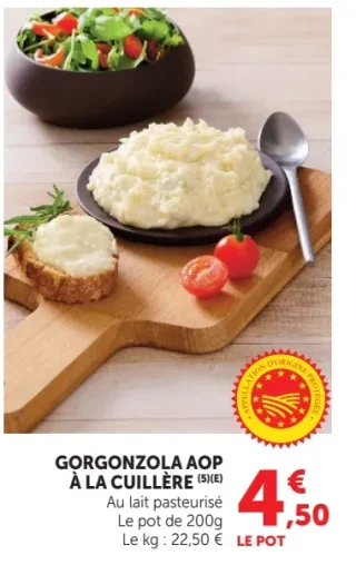 Gorgonzola AOP a la cuillere