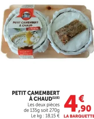 Petit Camembert à Chaud
