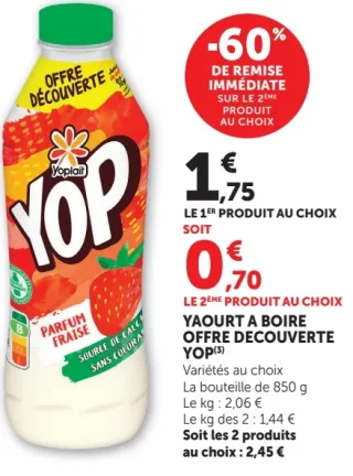 Yaourt à boire Yop