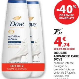 Douche Advanced Care Dove Nutrition Intense