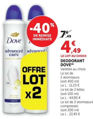 Déodorant Dove