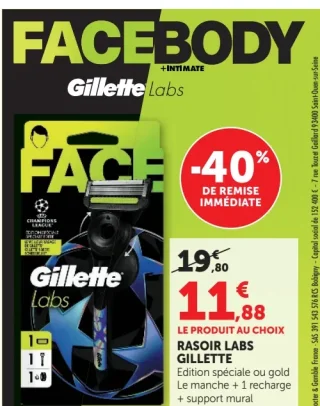 RASOIR LABS GILLETTE