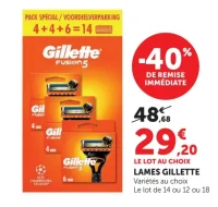 Lames Gillette Fusion 5